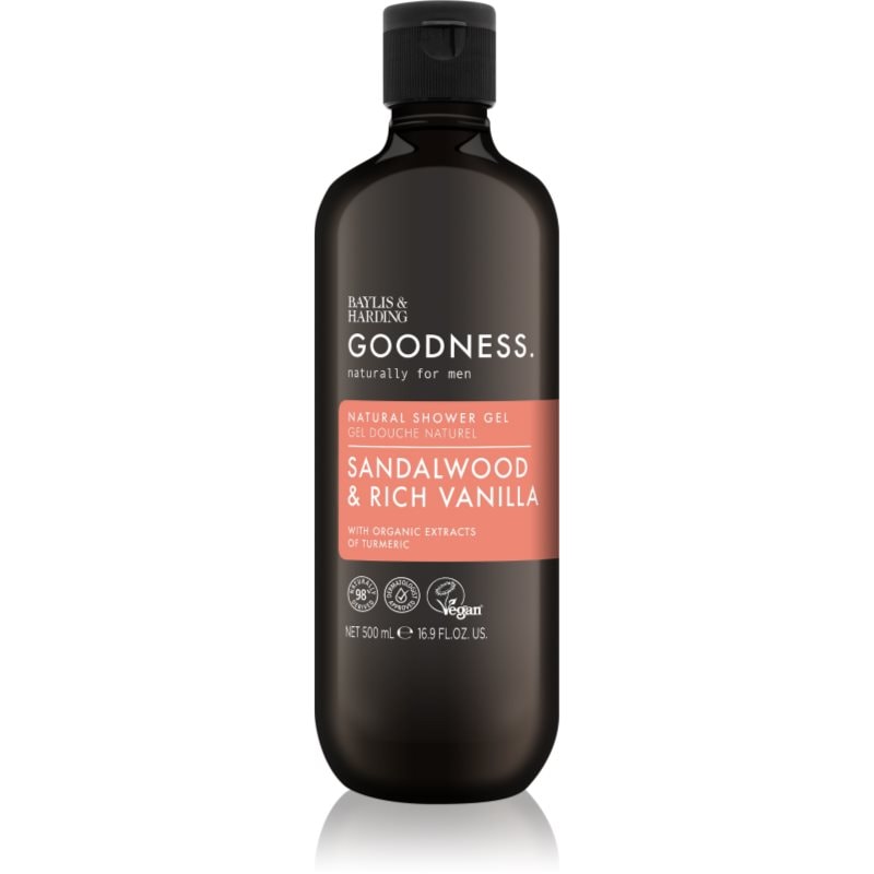 Baylis & Harding Goodness Sandalwood & Rich Vanilla душ-гел за мъже - Грижа за тяло - Сравни цени от 1 магазин с безплатна доставка