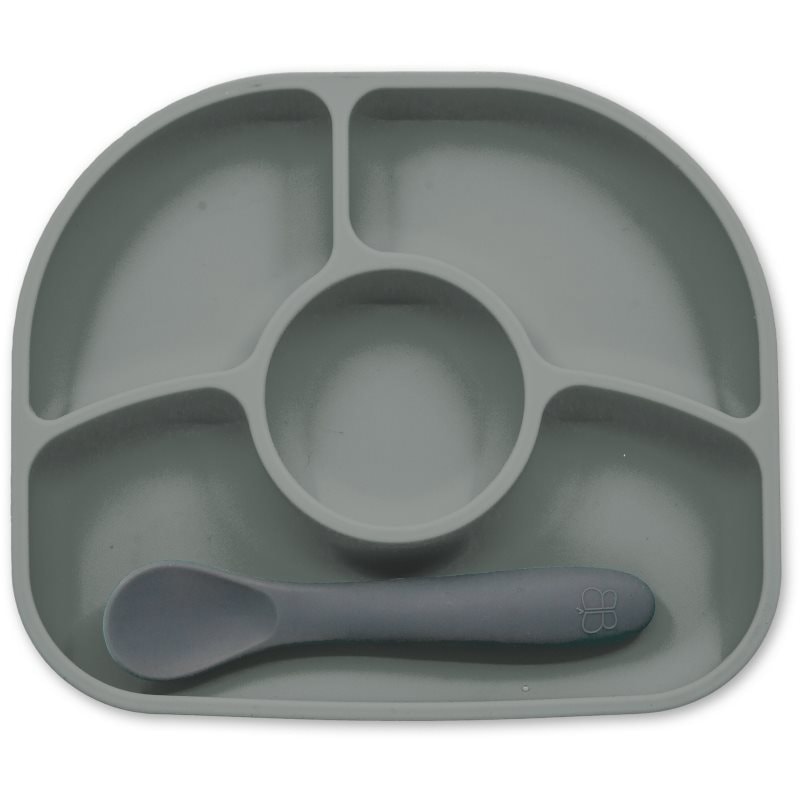 BBLÜV Yümi разделена чиния Grey - За деца - Сравни цени от 1 магазин с безплатна доставка