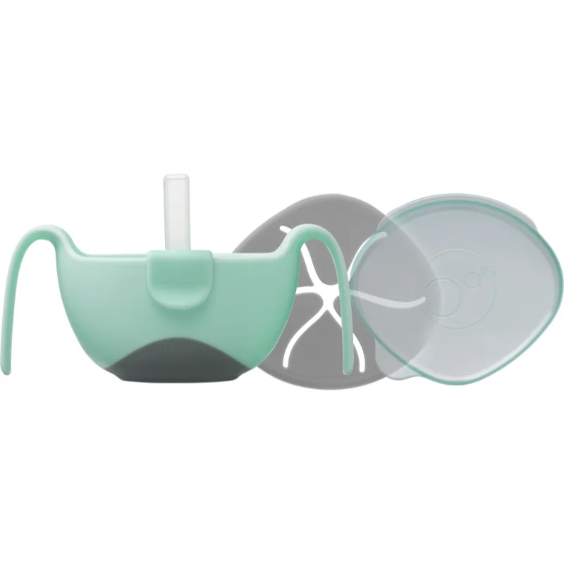 b.box 3 in 1 Bowl & Straw купичка със сламка Pisctachio