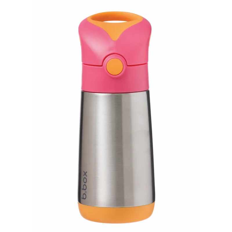 B.Box Thermos Mini термос със сламка Pink Orange - За деца - Сравни цени от 1 магазин с безплатна доставка
