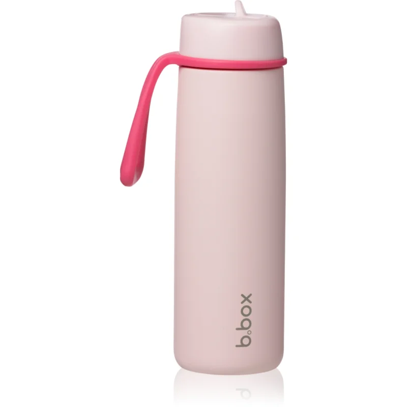 B.Box Stainless Steel Thermos Bottle термобутилка със сламка Pink Paradise - За деца - Сравни цени от 1 магазин с безплатна доставка