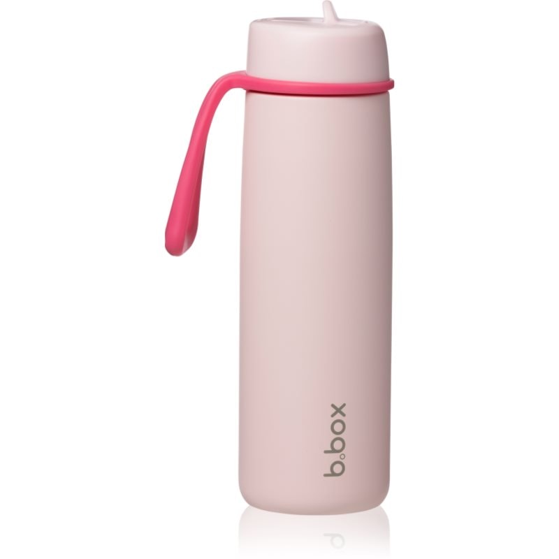 B.Box Stainless Steel Thermos Bottle термобутилка със сламка Pink Paradise - За деца - Сравни цени от 1 магазин с безплатна доставка