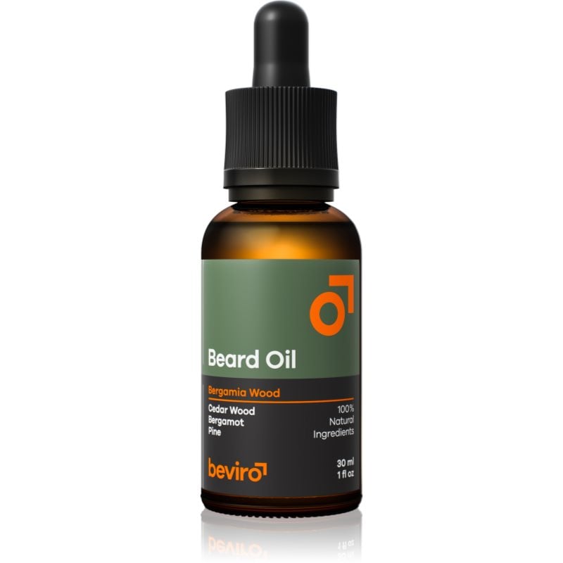 Beviro Bergamia Wood масло за бради с аромат на дървесина