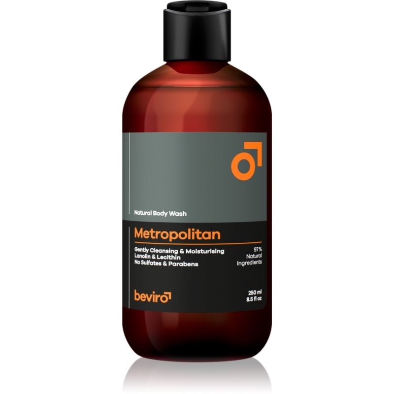 Beviro Natural Body Wash Metropolitan душ-гел за мъже - Грижа за тяло - Сравни цени от 1 магазин с безплатна доставка