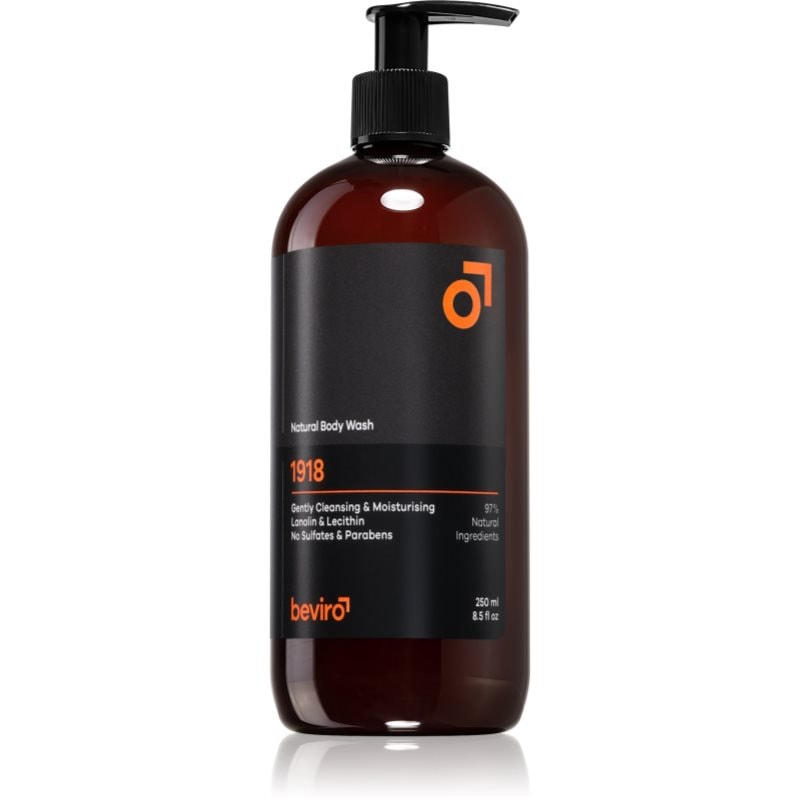Beviro Natural Body Wash 1918 душ-гел за мъже - Грижа за тяло - Сравни цени от 1 магазин с безплатна доставка