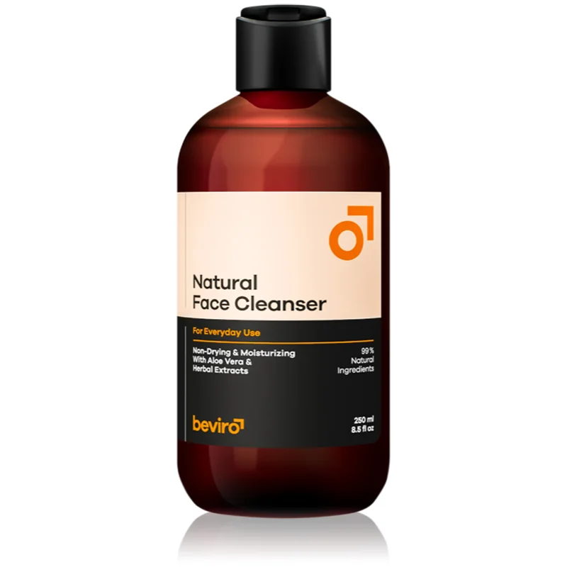 Beviro Natural Face Cleanser измиващ гел за лице за мъже