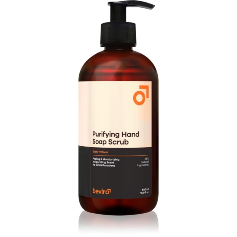 Beviro Purifying Hand Soap Scrub почистващ сапун с пилинг ефект Zesty Vetiver - Грижа за тяло - Сравни цени от 1 магазин с безплатна доставка