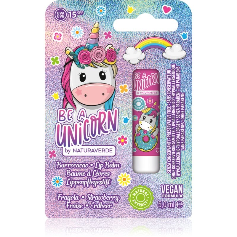 Be a Unicorn Naturaverde Lip Balm балсам за устни за деца - Грижа за лице - Сравни цени от 1 магазин с безплатна доставка