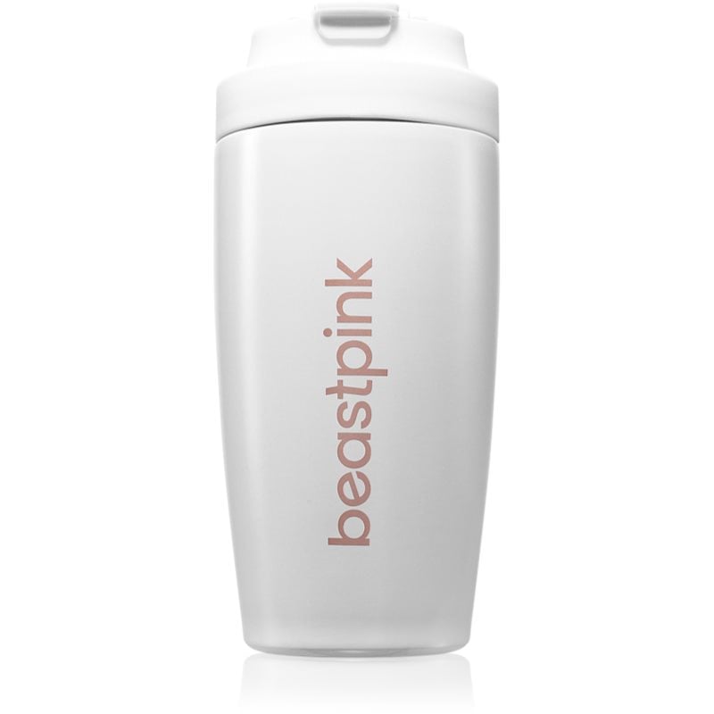 BeastPink Thermo Mug термочаша със сламка боя White