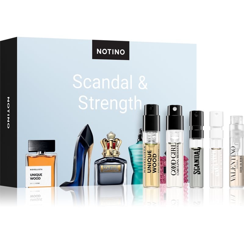 Beauty Discovery Box Notino Scandal & Strength комплект унисекс - Комплект - Сравни цени от 1 магазин с безплатна доставка