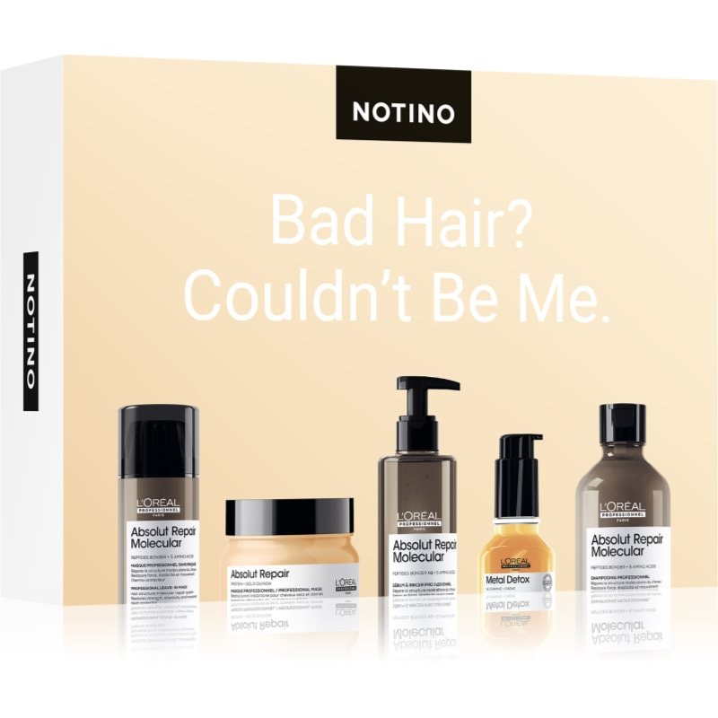 Beauty Discovery Box Notino Bad Hair? Couldn’t Be Me. (L’Oréal Professionnel) комплект За коса унисекс - Комплект - Сравни цени от 1 магазин с безплатна доставка