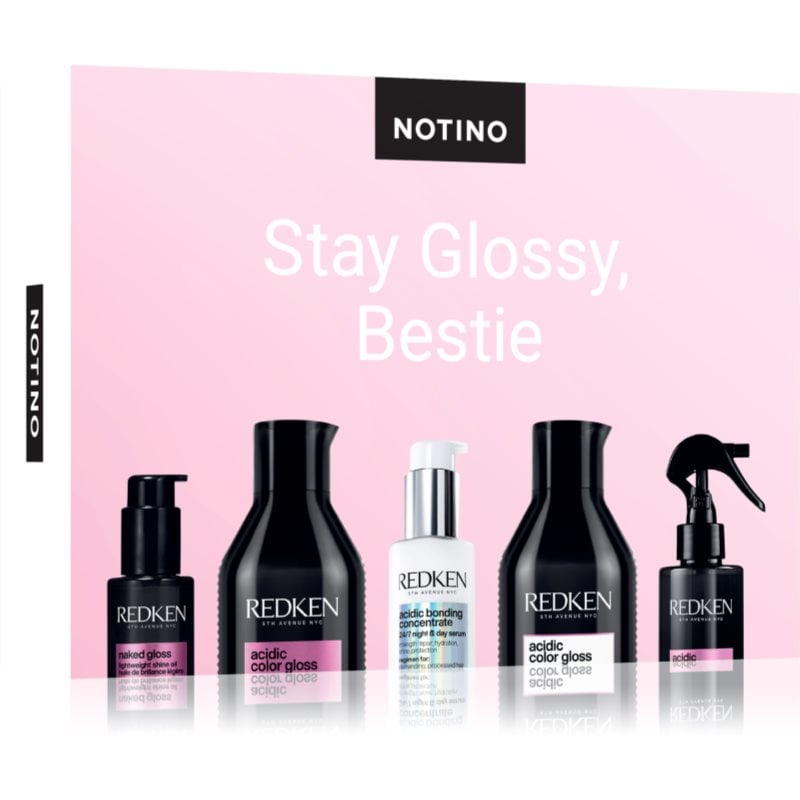 Beauty Discovery Box Notino Stay Glossy, Bestie (Redken) комплект за всички видове коса