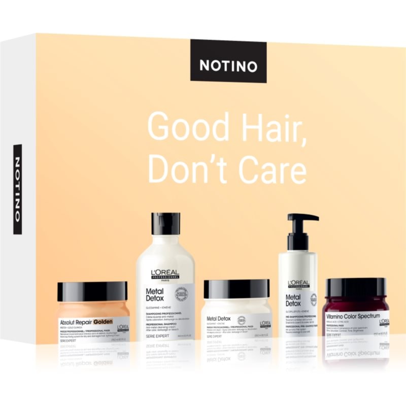 Beauty Discovery Box Notino Good Hair, Don’t Care комплект за всички видове коса - Комплект - Сравни цени от 1 магазин с безплатна доставка