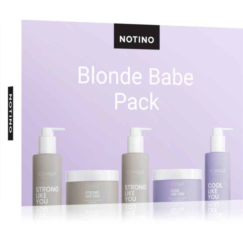 Beauty Discovery Box Notino Blonde Babe Pack (ICONIQUE Professional) комплект за жени - Комплект - Сравни цени от 1 магазин с безплатна доставка
