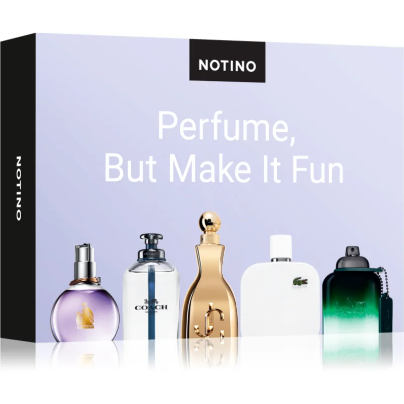 Beauty Beauty Discovery Box Notino Perfume, But Make It Fun Lanvin Éclat d'Arpège, Jimmy Choo I Want Choo Le Parfum, Lacoste Eau de Lacoste L.12.12 Blanc, Co - Унисекс парфюм - Сравни цени от 1 магазин с безплатна доставка