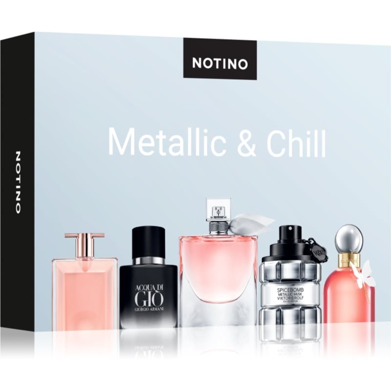Beauty Discovery Box Notino Metallic & Chill комплект унисекс - Комплект - Сравни цени от 1 магазин с безплатна доставка