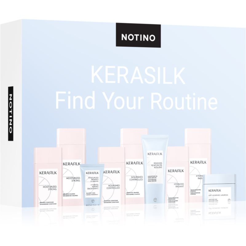 Beauty Discovery Box Notino KERASILK Find Your Routine комплект за жени - Комплект - Сравни цени от 1 магазин с безплатна доставка