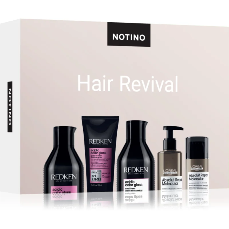 Beauty Discovery Box Notino Hair Revival (Redken + L’Oréal Professionnel) комплект за жени - Комплект - Сравни цени от 1 магазин с безплатна доставка