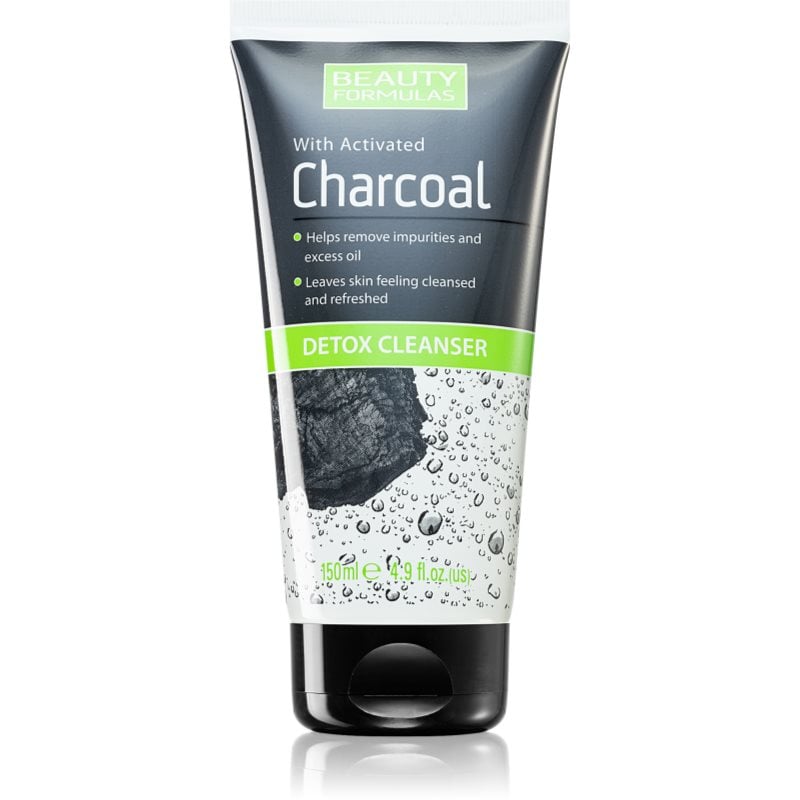 Beauty Formulas Charcoal почистващ гел с активен въглен за мазна и проблемна кожа