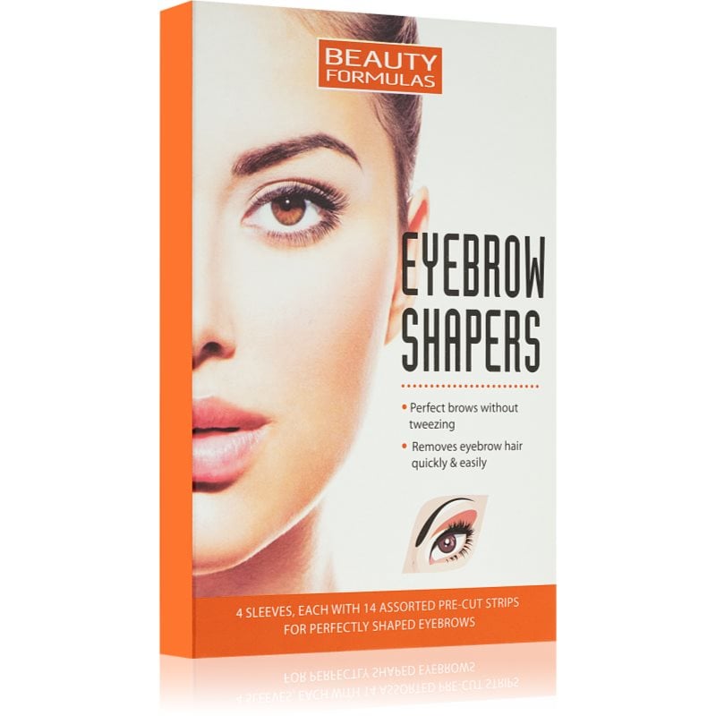 Beauty Formulas Eyebrow Shapers восъчни ленти за депилация за вежди