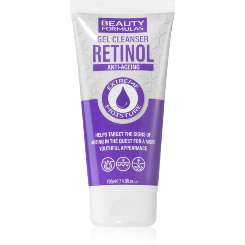 Beauty Formulas Retinol дълко почистващ гел против бръчки