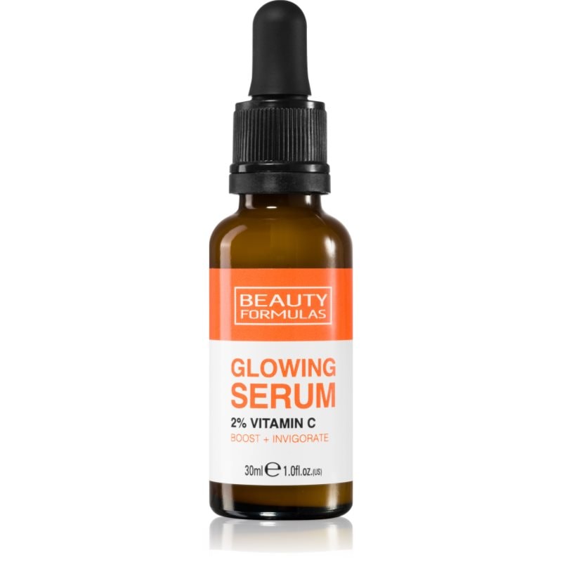 Beauty Formulas Glowing 2% Vitamin C озаряващ серум за лице - Грижа за лице - Сравни цени от 1 магазин с безплатна доставка