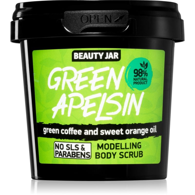 Beauty Jar Green Apelsin енергизиращ скраб за тяло с екстракти от кафе
