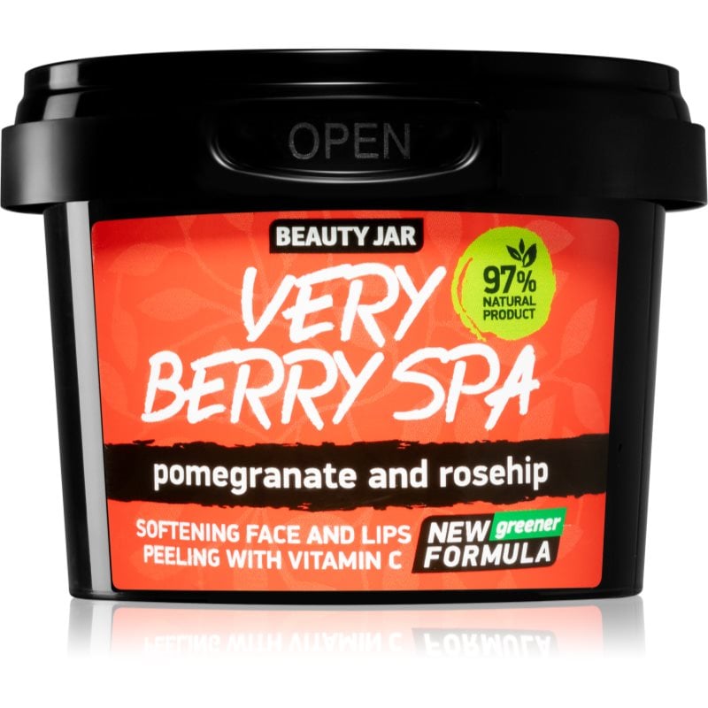 Beauty Jar Very Berry Spa омекотяващ захарен пилинг за лице