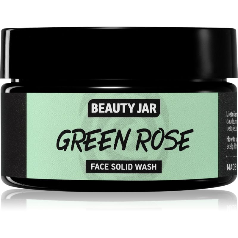 Beauty Jar Green Rose почистващ сапун за лице с ексфолиращо действие