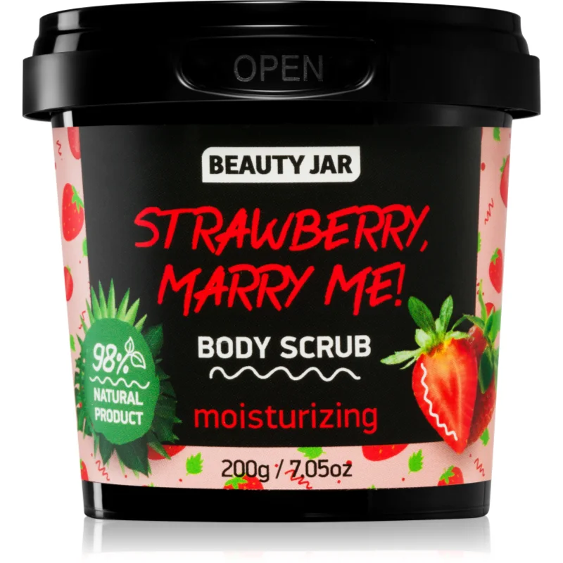 Beauty Jar Strawberry, Marry Me! хидратиращ пилинг за тяло - Грижа за тяло - Сравни цени от 1 магазин с безплатна доставка