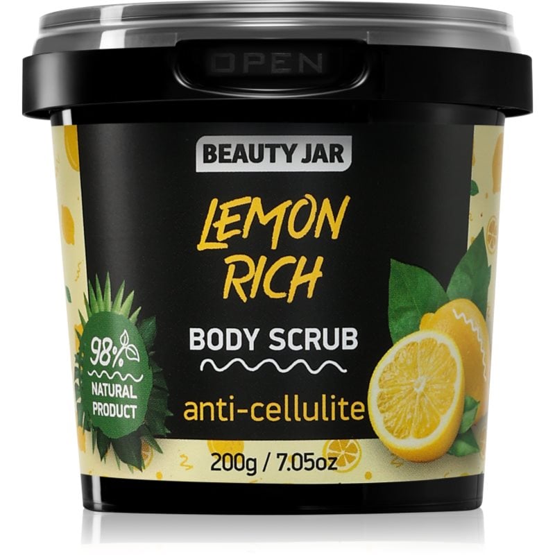 Beauty Jar Lemon Rich скраб за тяло против целулит
