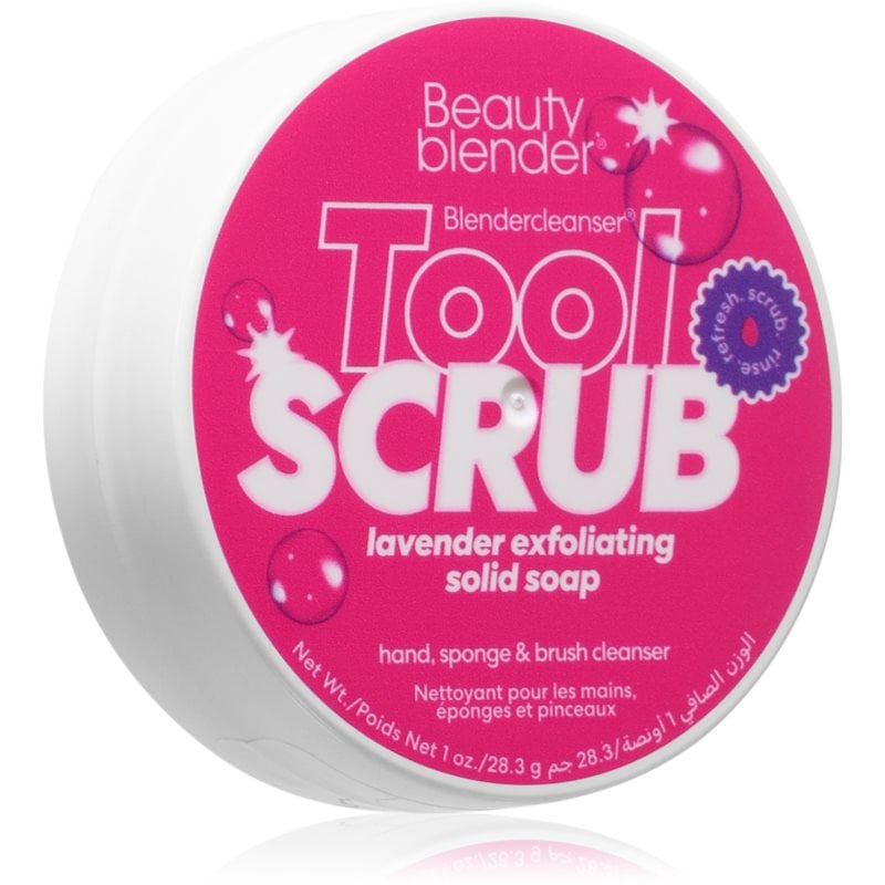 beautyblender® Tool Scrub Lavender Твърдо почистващо средство за гъби и четки за грим