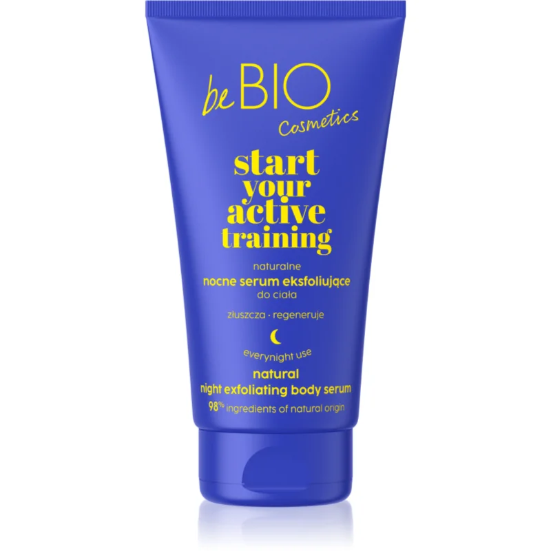 beBIO Start Your Active Training серум за тяло с ексфолиращо действие
