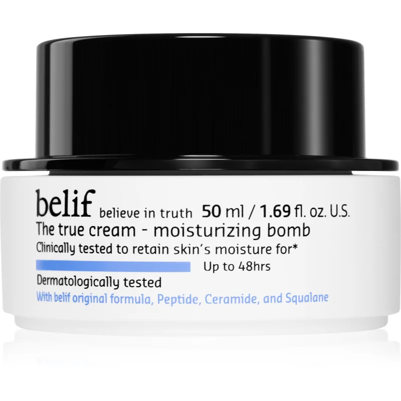 belif The True Cream Moisturizing Bomb дълко хидратиращ крем в дълчина s ceramidy a peptidy - Грижа за лице - Сравни цени от 1 магазин с безплатна доставка