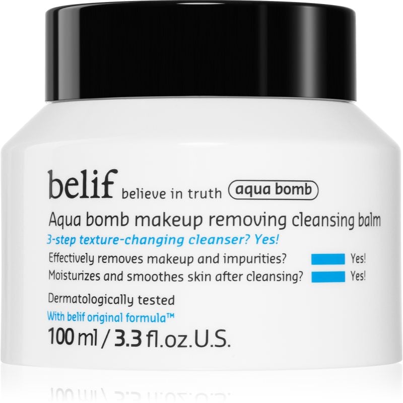 belif Aqua Bomb Makeup Removing Cleansing Balm балсам за почистване и премахване на грим с хидратиращ ефект