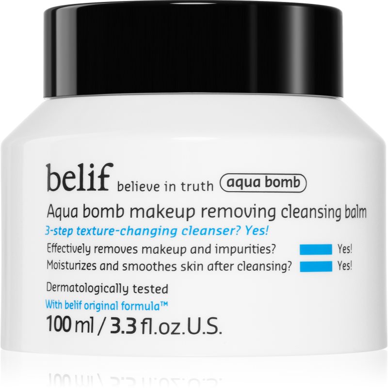 belif Aqua Bomb Makeup Removing Cleansing Balm балсам за почистване и премахване на грим с хидратиращ ефект - Грижа за лице - Сравни цени от 1 магазин с безплатна доставка