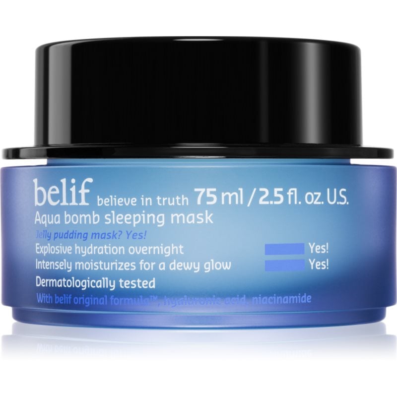 belif Aqua Bomb Sleeping Mask интензивна хидратираща маска за нощ