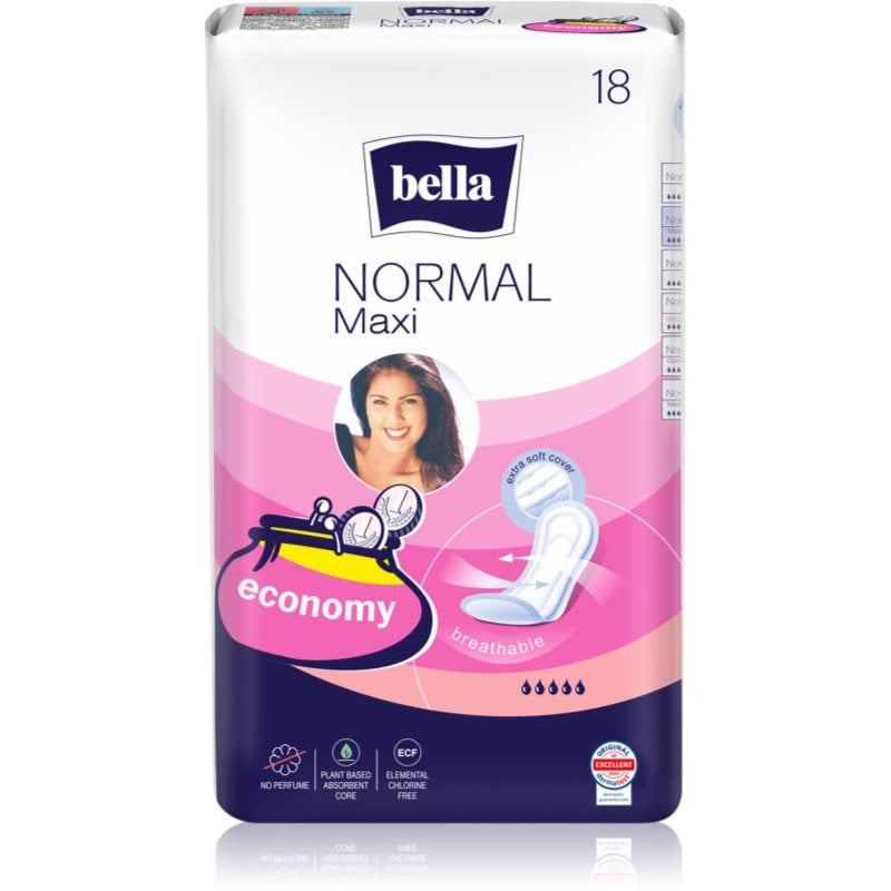 BELLA Normal Maxi санитарни кърпи