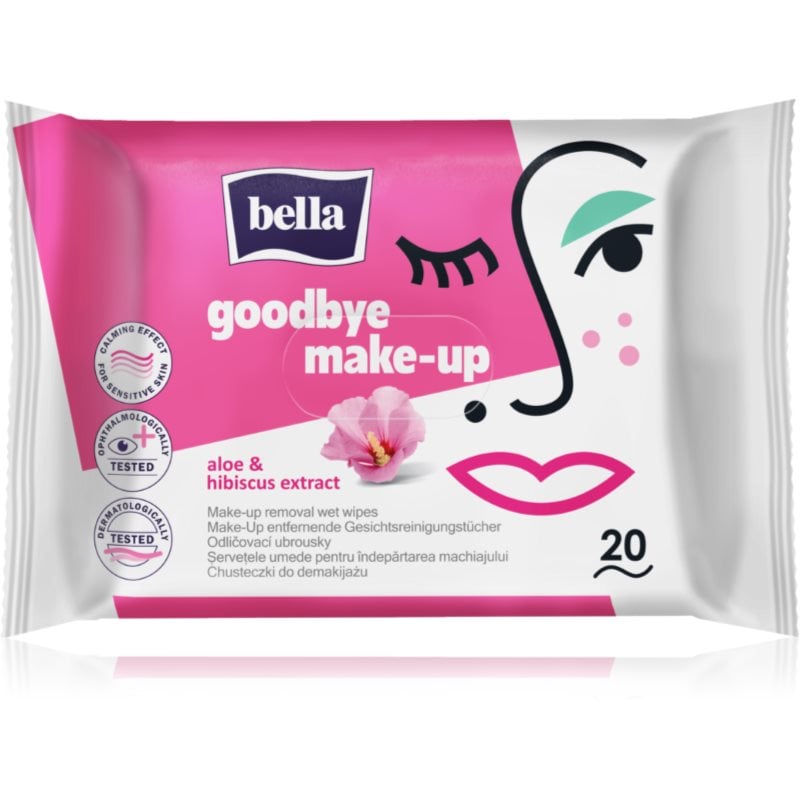 BELLA Make Up Aloe Vera кърпички за почистване на грим