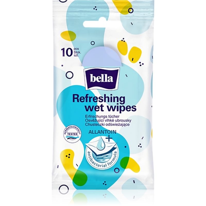 BELLA Refreshing wet wipes освежаващи мокри кърпички