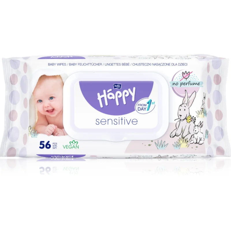 Bella Baby Happy Sensitive мокри почистващи кърпички за деца - Грижа за тяло - Сравни цени от 1 магазин с безплатна доставка