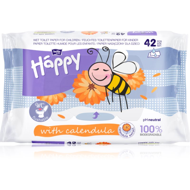 Bella Baby Happy Calendula влажна тоалетна хартия с невен за деца - За деца - Сравни цени от 1 магазин с безплатна доставка
