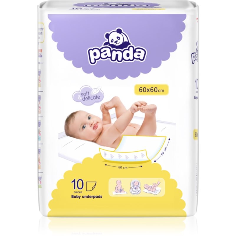 Bella Baby Happy Panda еднократни подложки за смяна на пелените 60x60cm - За деца - Сравни цени от 1 магазин с безплатна доставка