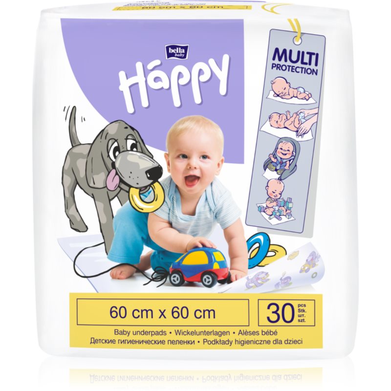 Bella Baby Happy SIze L еднократни подложки за смяна на пелените 60x60xm - За деца - Сравни цени от 1 магазин с безплатна доставка