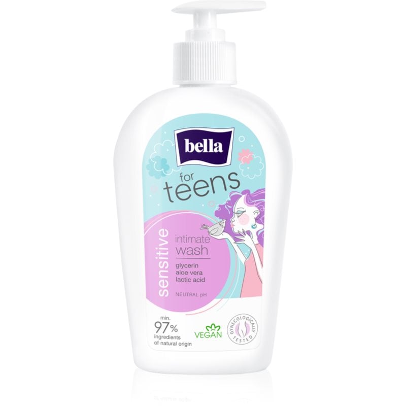BELLA For Teens Sensitive гел за интимна хигиена за девойки