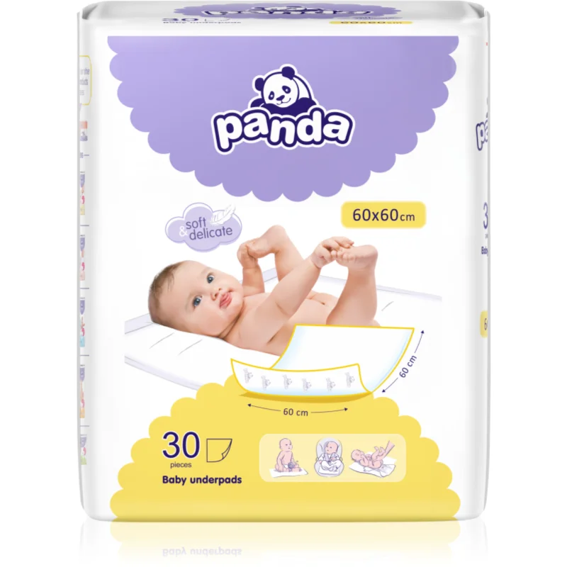 Bella Baby Happy Panda еднократни подложки за смяна на пелените 60x60 cm