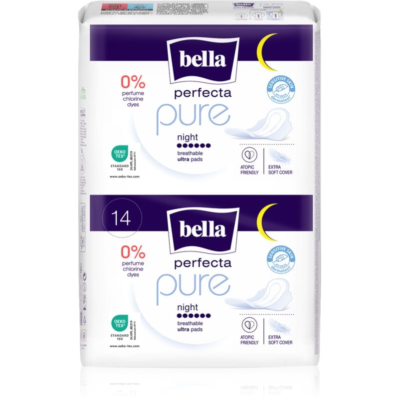 BELLA Perfecta Pure Night ултратънки дамски превръзки - Грижа за тяло - Сравни цени от 1 магазин с безплатна доставка