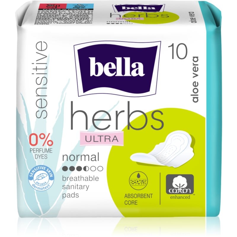 BELLA Herbs Ultra Normal санитарни кърпи Aloe Vera - Грижа за тяло - Сравни цени от 1 магазин с безплатна доставка