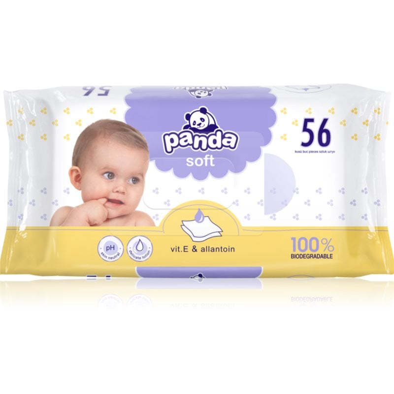 Bella Baby Happy Panda Soft мокри почистващи кърпички за деца