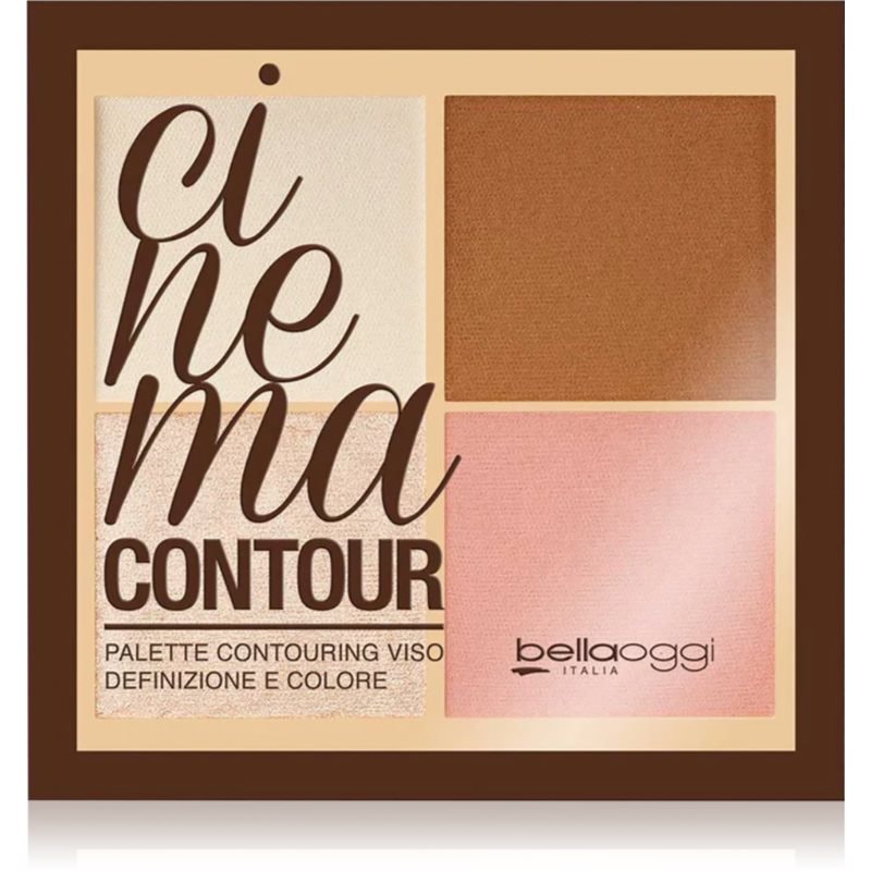 bellaoggi Cinema Contour палитра за контуриране и озаряване - Грим - Сравни цени от 1 магазин с безплатна доставка